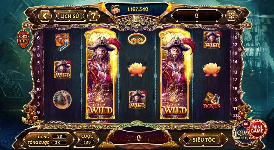 Giới thiệu tổng quan về Pirate King 68gb – tựa game Slot Nổ Hũ lấy cảm hứng từ Vua Hải Tặc