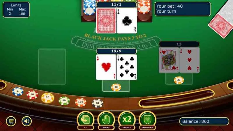 Xì dách còn được gọi với tên tiếng anh là blackjack